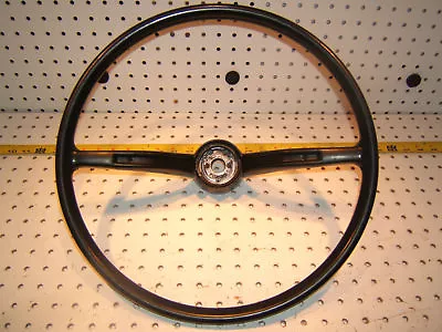 Volkswagen 1967 OLD Beetle Front Plastic BLACK Steering Genuine VW OEM 1 Wheel • $287