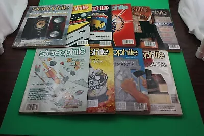 $25 • Buy STEREOPHILE Magazine Collection 1994 Lot Of 10, Jan/July Missing.