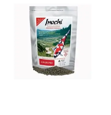 $65.09 • Buy Inochi Pro Color Koi Food Medium Pellets