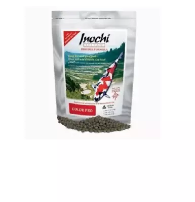 $65.09 • Buy Inochi Pro Color Koi Food Medium Pellets