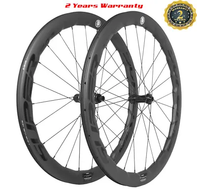 UCI Approved 700 50mm Road Bike Disc Brake Wheels CX6 Disc Brake Carbon Wheelset • $448.05