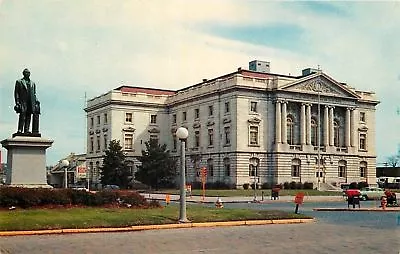 Macon Georgia~Federal Building~Post Office Court House~Monument~1950s • $4.75