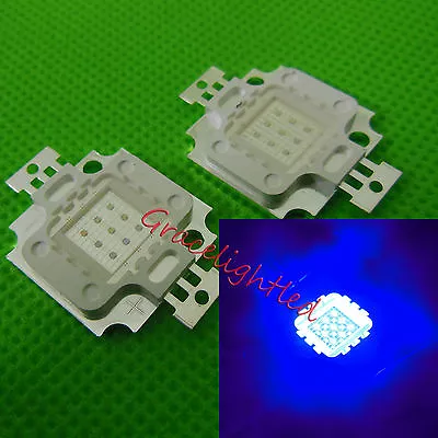 5pcs Epista 30*30mil 10W Royal Blue 445nm 450nm Hihg Power Led Bead  Chip DIY • $5.19