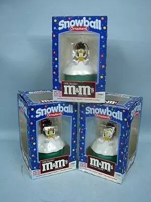 M & M's Snowball Ornaments MIB By Mars Inc. • $39.50