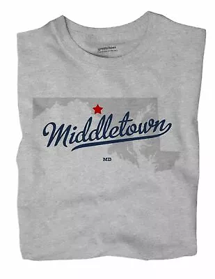 Middletown Maryland MD T-Shirt MAP • $19.50