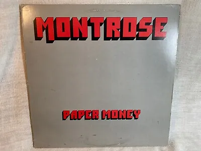 Montrose Paper Money Vinyl LP Record Sammy Hagar • $9.99