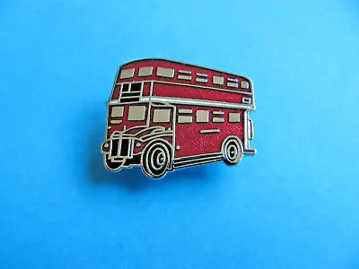 London Double Decker Red Bus Lapel Badge. New. Hard Enamel. • £2.99