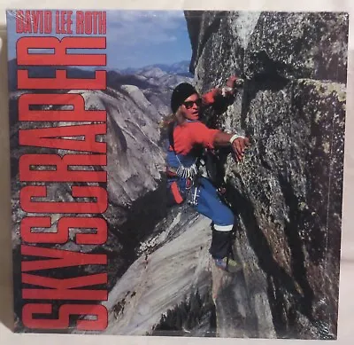 DAVID LEE ROTH Skyscraper FACTORY SEALED LP EX- VAN HALEN 1988 STEVE VAI MINT • $12.99