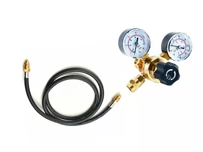 Argon CO2 Regulator Gauges CGA580 & 80'' Hose Fits Lincoln Miller Mig Tig Welder • $42.88