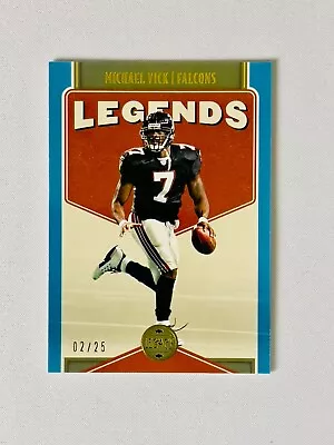 Michael Vick ATL Falcons 2022 Panini Legacy Football #127. SP /25 • $10