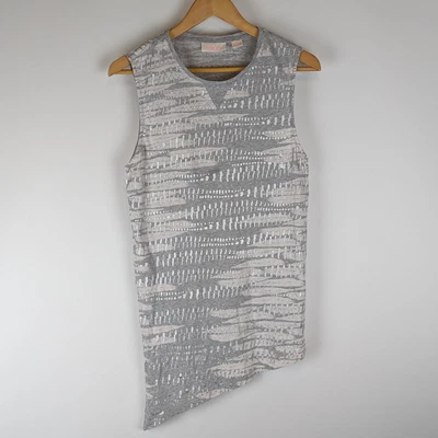 $28 • Buy Sass And Bide Women’s Tank Size XS (AU 8-10) T-Shirt Grey Comfort Dreamweaver