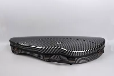 4/4 Violin Case Carbon Fiber Violin Box Oblong Black Strong Light Carry Violin • $129