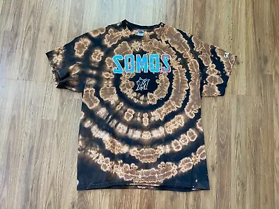 Miami Marlins MLB BASEBALL SOMOS REVERSE TIE DYE Size XL T Shirt! • $12