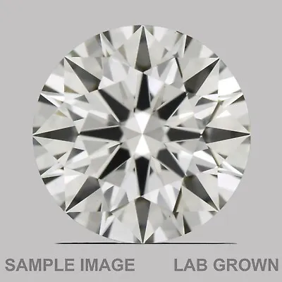 Round Cut Non Certified F VS2 Clarity Man Made LabGrown Diamond IIA 0.54Ctw. • $756