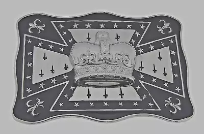 New Men Women Papa Crown Belt Buckle Chopper Fleur De Lis 3d Western Cowboy Big • $6.01