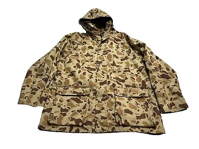 Cabelas Gore-Tex Parka Jacket Waterfowl Duck Camouflage Mens Size Xl Vintage • $87.47