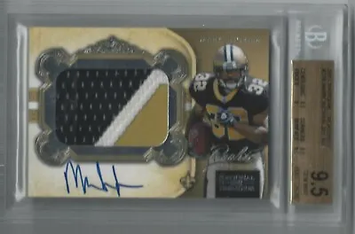 2011 National Treasures #318 Mark Ingram Bgs 9.5 Gem Mint/10 Auto Jsy /99 Saints • $399.21