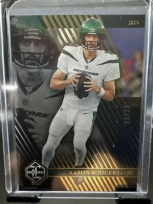 2023 Panini Limited Aaron Rodgers Holographic Spotlight /22 #81 Jets • $10