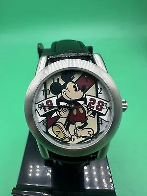 Limited Release Mickey Mouse 1928 Disney Watch W/ Leather Band/New Battery • $24.99