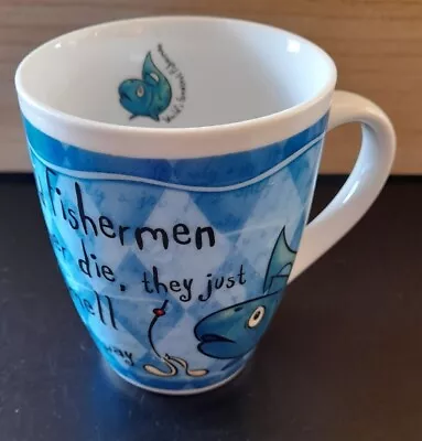 £0.99 • Buy Worlds Greatest Fisherman Mug History And Heraldry Cup H&H Fishing Fish Hobby