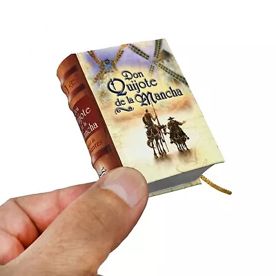 New Don Quijote De La Mancha Vol I  Mini Book Hardcover 440 Pages In Spanish • $9.99