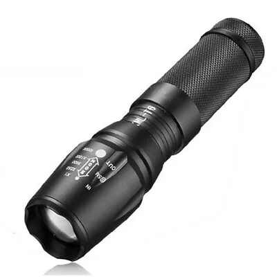 T6 COB Zoomable Light Lamp Torch With LED Flashlight 18650 USB Rechargeable Lamp • $4.99