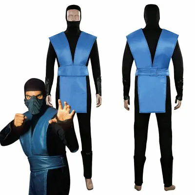 Mortal Kombat Sub Zero Kuai Liang Bi Han Halloween Cosplay Costume  • $42.75