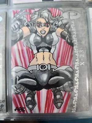 2012 Marvel Premier X-23 Base Sketch Card ANTHONY ESCARTIN ABE Artist 1/1 • $495