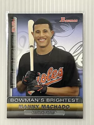 2011 Bowman Bowman's Brightest Manny Machado Rc #bbr19 • $2.49