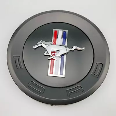 5.9'' Black Decklid Car Emblem 15cm Round Panel Trunk Lid Badge For Mustang • $24.94