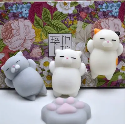 $4.19 • Buy Mochi Animals Squishy Cute Cat Squeeze Healing Fun Kids Kawaii Toys Gift New