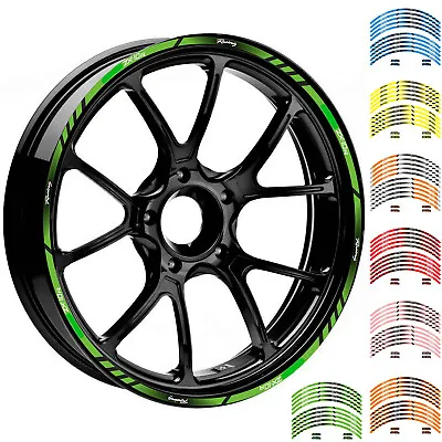 17  18  ZX10R Motorcycle Wheel Rim Tape Decal Stripes Sticker For Kawasaki ZX10R • $12.48