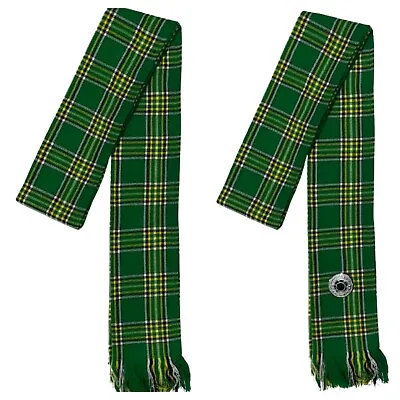 AAR Womens Tartan Clan Sashes Ladies Brooch Scottish Highland - 90 X 10.5 Inches • $11.99