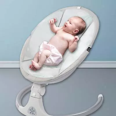 Electric Baby Bouncer Seat Pad Baby Rocking Chair Pad Newborn Gray • £12.26