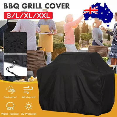 BBQ Cover 2/4/6 Burner Waterproof Outdoor Gas Charcoal Barbecue Grill ProtectorO • $17.04