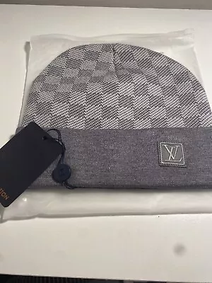 Louis Vuitton Beanie - ✅️Brand New - ✅️Grey • $38.53