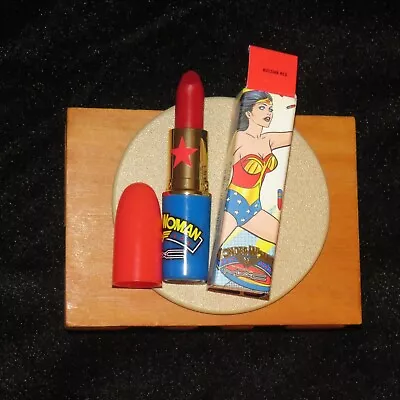 MAC Russian Red Lipstick From Wonder Woman Collection RARE LE Dis NIB New In Box • $45.99
