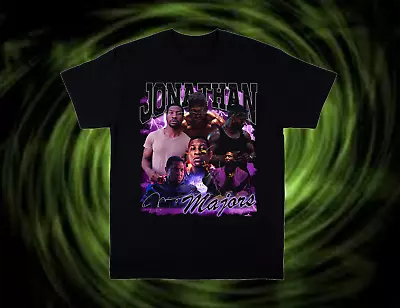 Jonathan Majors Vintage Shirt T-shirt Black S-4XL Unisex  Gifl Men EG883 • $21.99