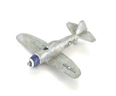 Mustang Military Aircraft White Metal American Model Collectible Toy War • £19.99