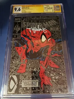 Todd Mcfarlane Signed Spider-man #1 Silver Marvel 1990 Autographed Cgc 9.6 • $199.99