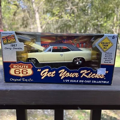 1967 Chevy Chevelle Die Cast Car 1/24 ORIGINAL TOY CO ROUTE 66 “GET YOUR KICKS” • $65