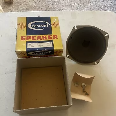 Vintage Crescent Speaker Original Box Untested As Is For Parts • $19.99