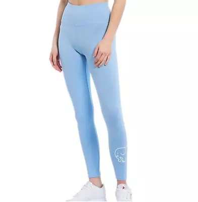 Nwt! New! Ivory Ella Sustainable Logo Powder Blue White Leggings Womens Size Xs • $29.99