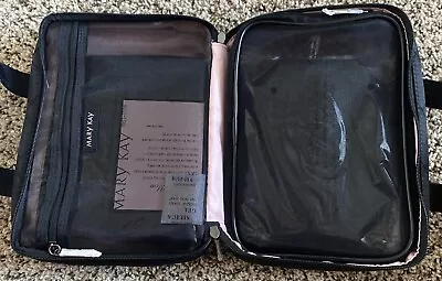 New Mary Kay Quilted Makeup Black Travel Bag Set With 3 Interior Bags • $19.99