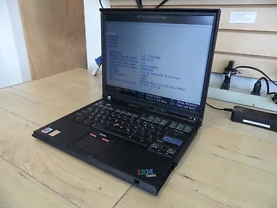 IBM ThinkPad T43 Laptop For Parts Posted Bios No Hard Drive * • $67.19