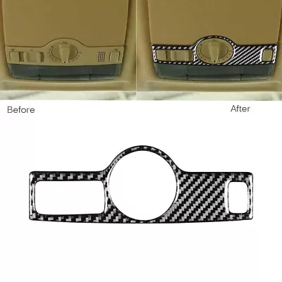 $11.04 • Buy For VW Golf Bora Jetta GTI Mk4 Carbon Fiber Car Reading Light Cover With Sunroof