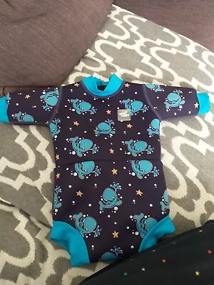 Water Babies Shorty Wetsuit With Integrated Happy Nappy Size Medium • £6.50