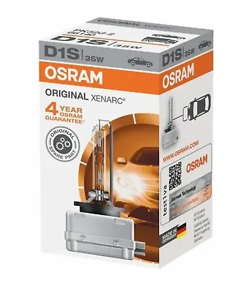 OSRAM Xenarc D1S OEM Replacement Xenon HID Car Bulb (Single Bulb) 66140 • $38.63