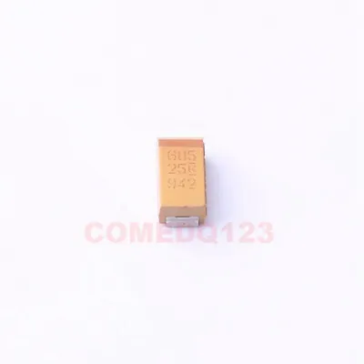 10PCSx 6.8uF ±10% 25V CASE-C-6032 T491C685K025AT KEMET Tantalum Capacitors • £10.46