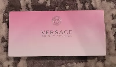 Versace Bright Crystal 3pc Mini Gift Set 0.17 Edt+0.8oz S/gel+0.8oz B/lotion Nib • $24.38